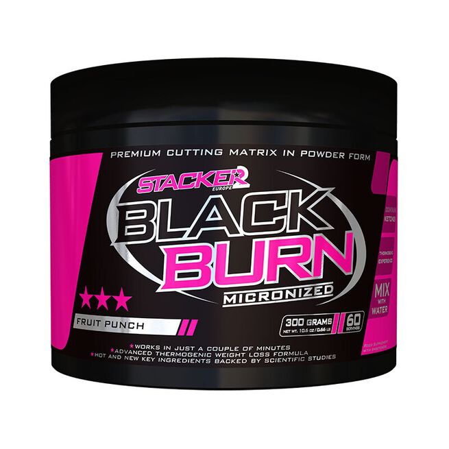 Black Burn Micronized Fettförbrännare Fruit Punch 300 g Fruit Punch