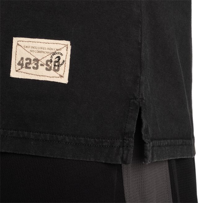 Vintage Original T-shirt Tvättad Svart Röd