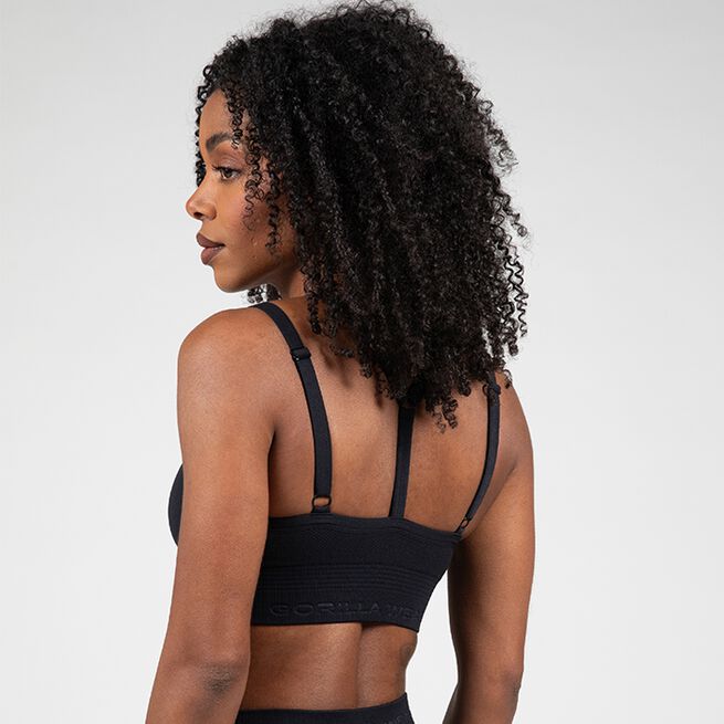 Whitney Sömlös Sport BH Svart