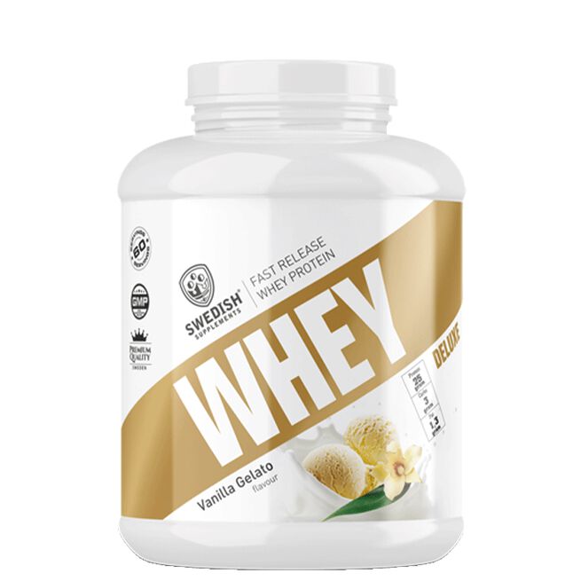 Whey Deluxe Vassleprotein 1800 g Vanilla Gelato