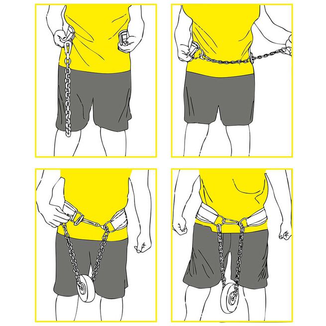 Dipsbälte Svart One Size