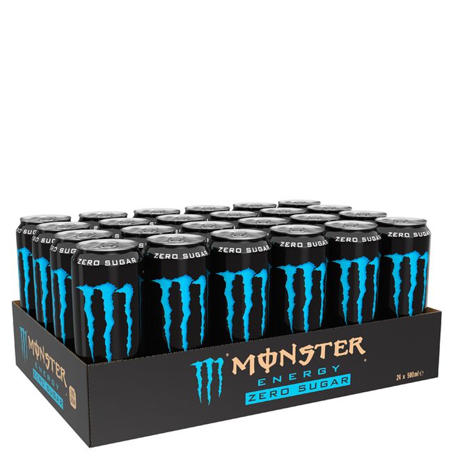 24 x Monster Energy 50 cl Absolutley Zero Absolutley Zero