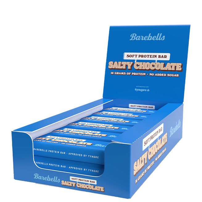 12 x Barebells Soft Proteinbar 55 g Salty Chocolate