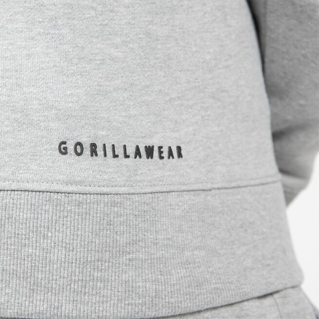 Leon Zip Huvtröja Grå