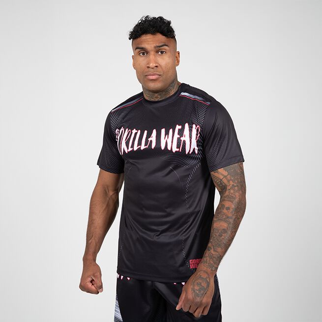 Clayton T-Shirt Svart Röd