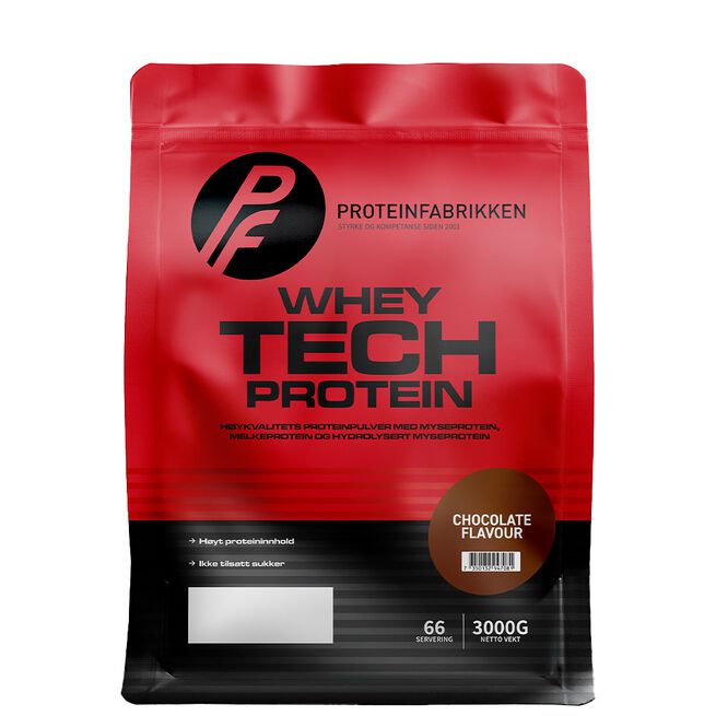 Whey Tech Protein, 3000 g Sjokolade