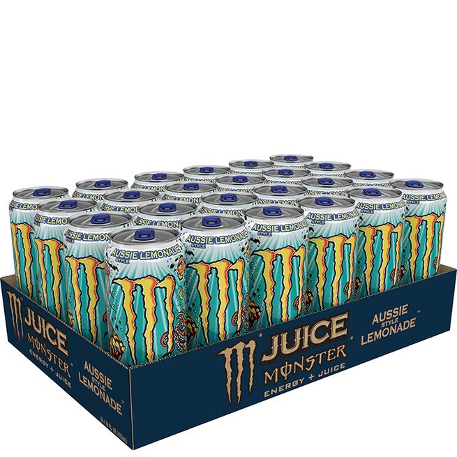 24 x Monster Energy Juiced 50 cl Aussie Lemonade