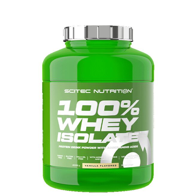 100 % Whey Isolate Vassleproteinisolat 2000 g Vanilla