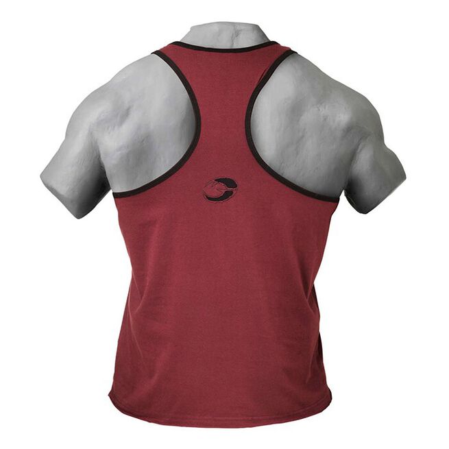 Vintage T-Back Linne Mörkröd