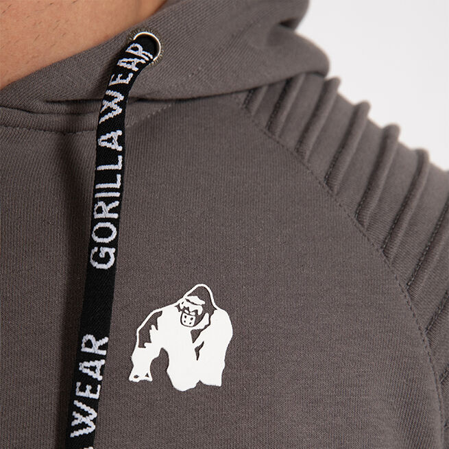 Georgia Zipped Hoodie, Grey