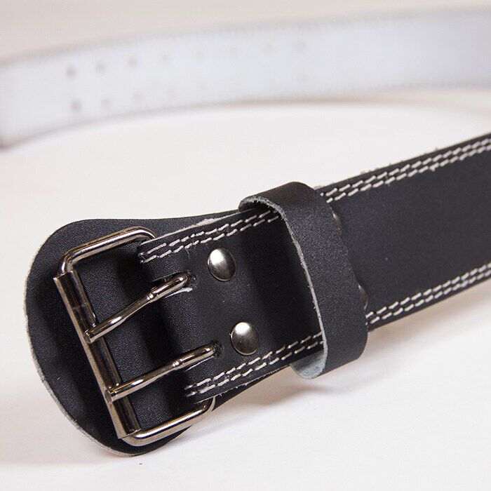 4 Inch Vadderat Lyftarb&auml;lte L&auml;der Svart