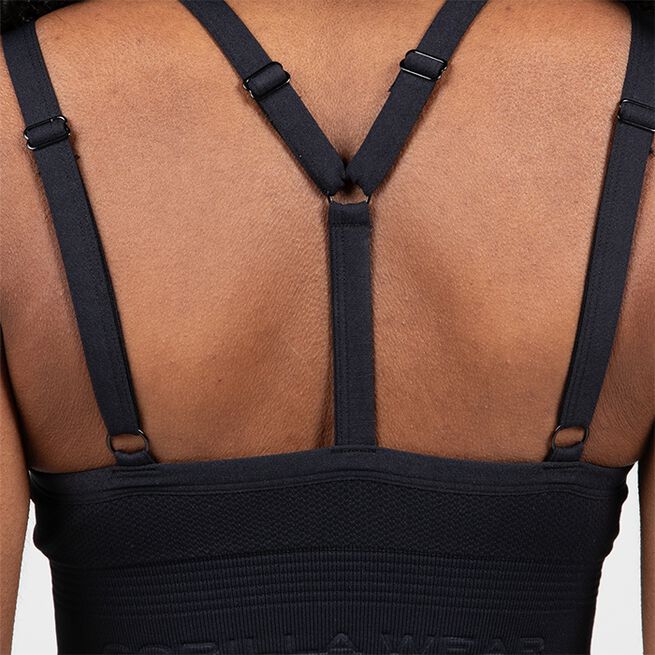 Whitney Sömlös Sport BH Svart