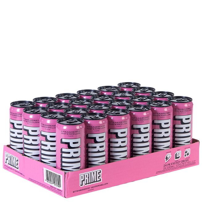 24 x Prime Energidryck 330 ml Strawberry Watermelon