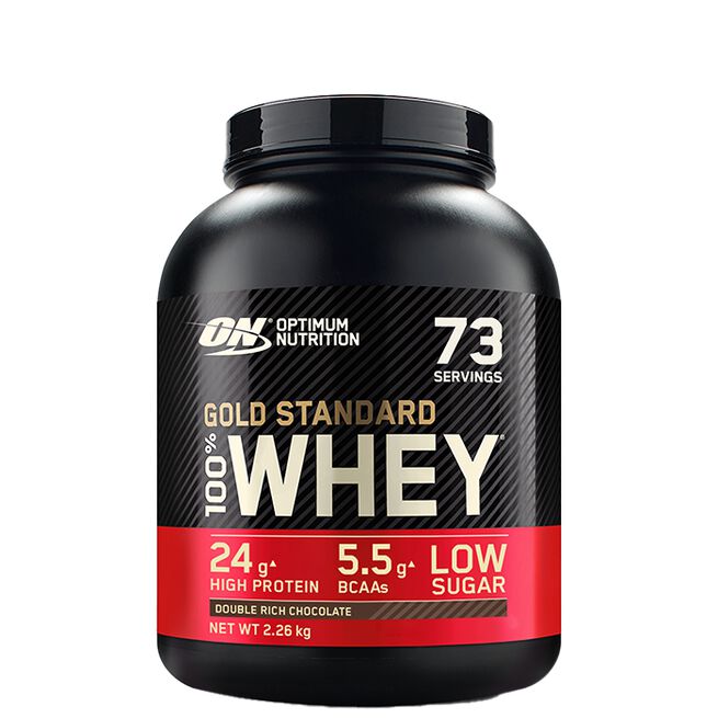100% Whey Gold Standard Vassleprotein 2273 g Double Rich Chocolate