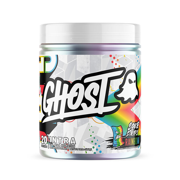 Ghost Intra 440 g Sour Strips Rainbow Candy