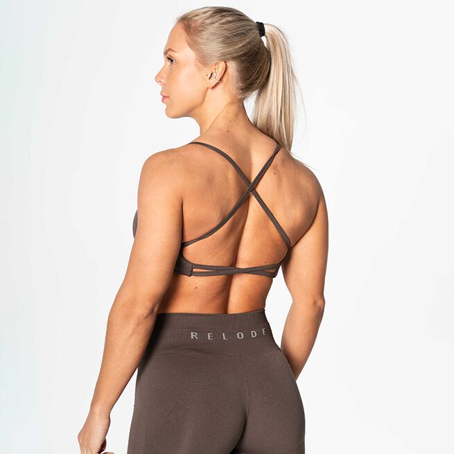 Relode Prime Seamless Top, Brown