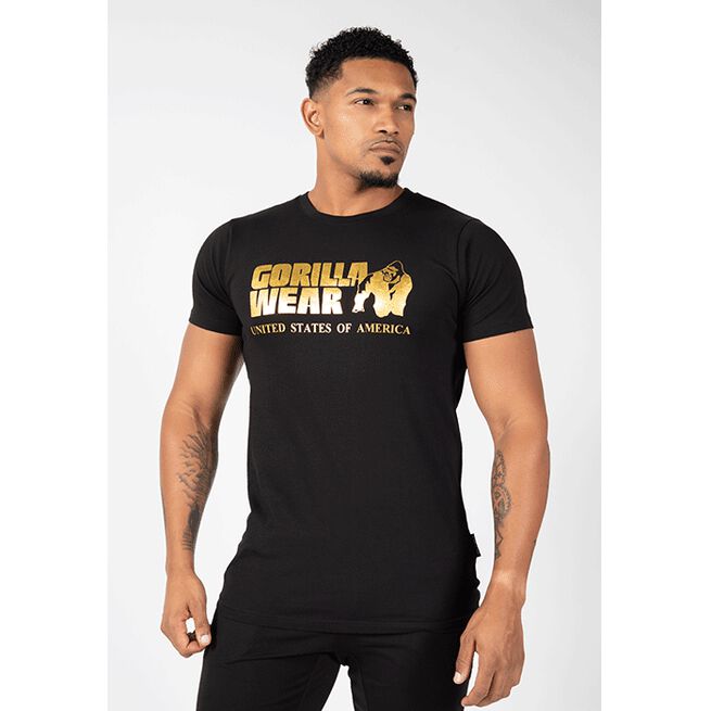 Classic T-Shirt, Black/Gold