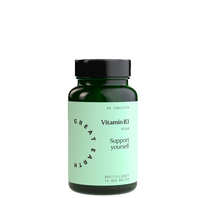 Vitamin B3 Niacin 60 tabletter