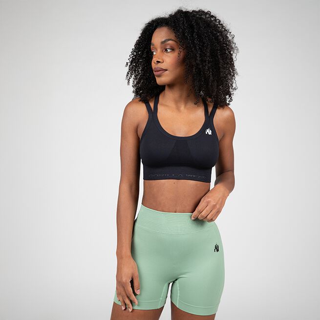 Whitney Sömlös Sport BH Svart