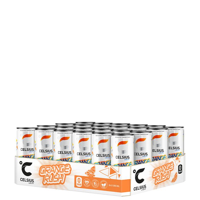 Celsius Orange Rush 330ml x24 flak