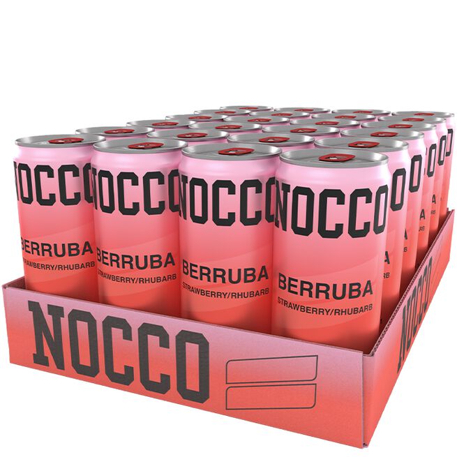 24 x NOCCO BCAA, 330 ml, Berruba Summer Edition 