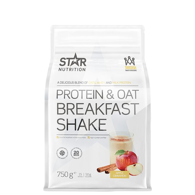 Protein & Oat Breakfast Måltidsersättnings Shake 750 g Apple/Cinnamon