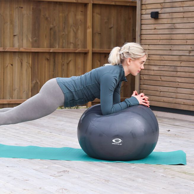 Pilatesboll 75 cm Mörkgrå