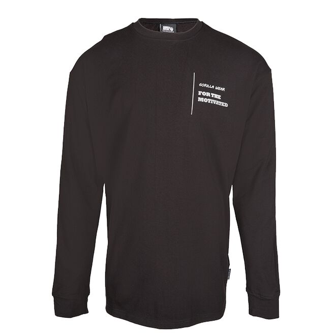 Boise Oversized Long Sleeve, Black