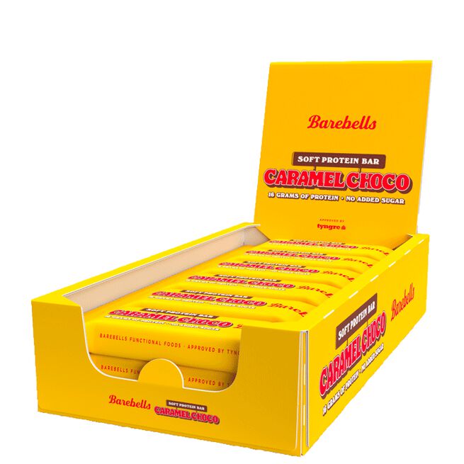 12 x Barebells Soft Proteinbar 55 g Caramel Choco