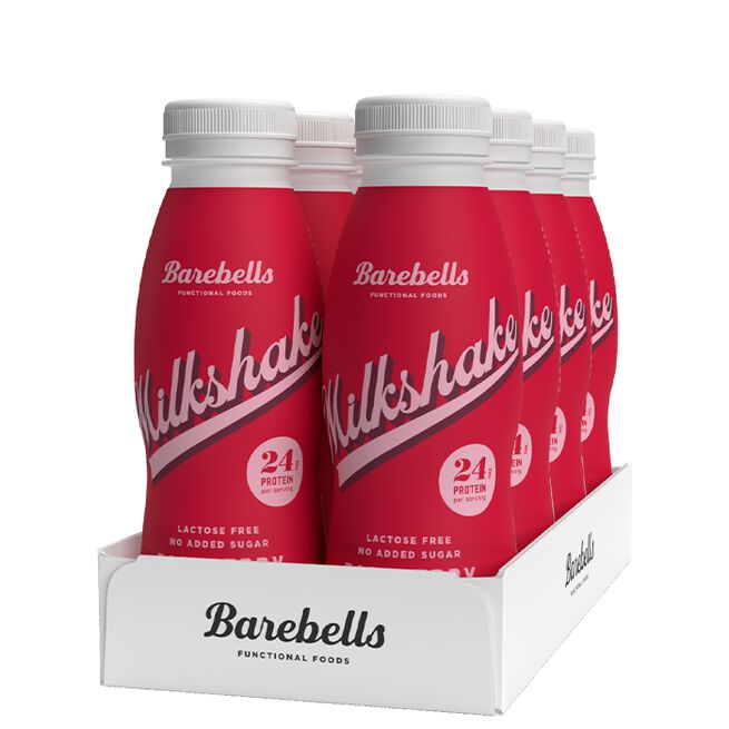 8 x Barebells Protein Milkshake, 330 ml Raspberry