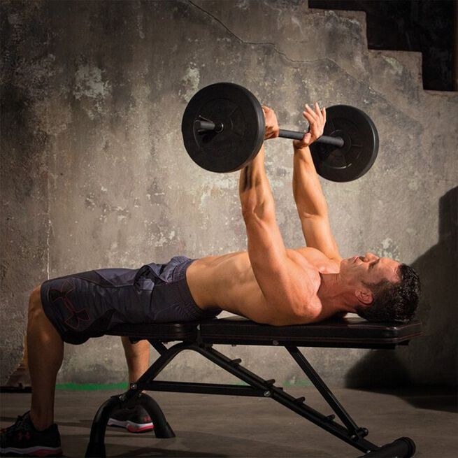 Justerbart Skivstångsset 20 kg