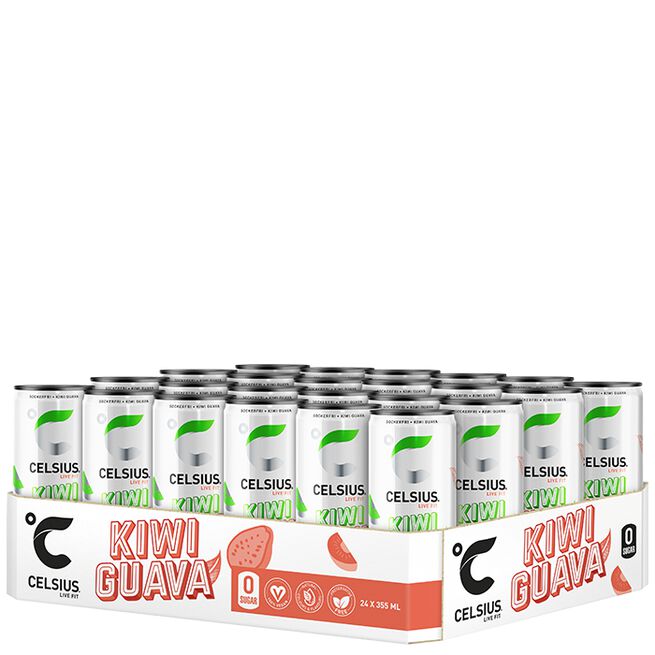 24 x Celsius, 355 ml, Kiwi Guava 