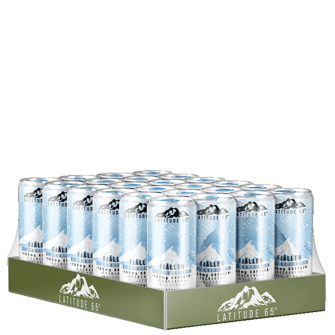 24 x Latitude 65 Energidryck 330 ml Fjällen