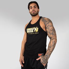 Classic Tank Top, Black/Gold, S  Classic Tank Top, Black/Gold