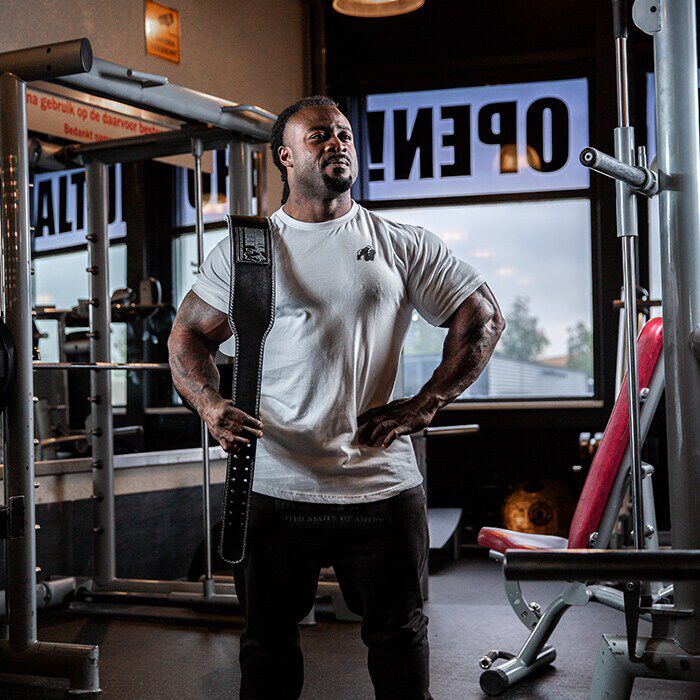 4 Inch Vadderat Lyftarb&auml;lte L&auml;der Svart