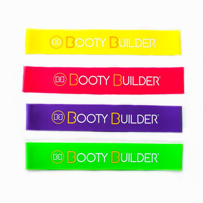 Booty Builder Minibands Rosa 4-Pack