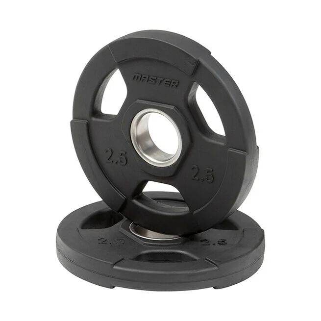 Gummiklädd Viktskiva 50 mm 1,25–20 kg