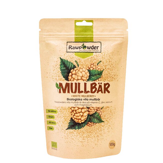 Ekologiska Vita Mullbär 500 g