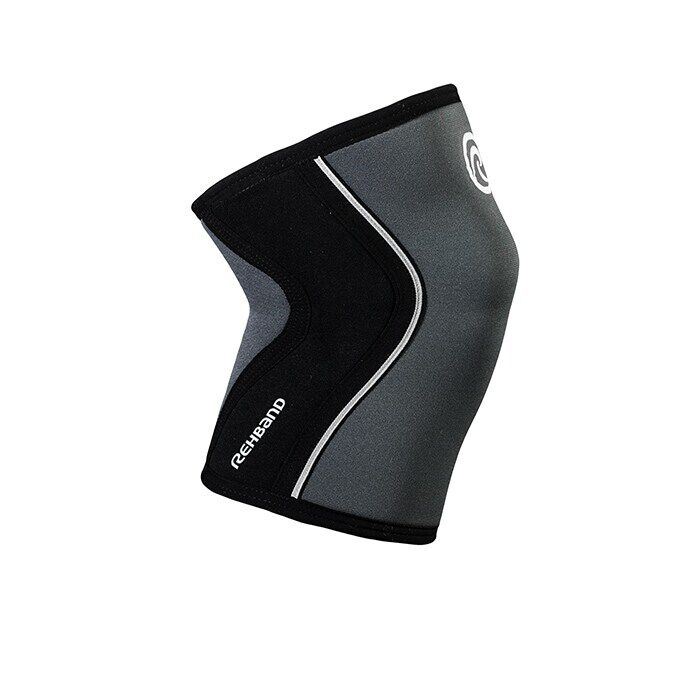 RX Kn&auml;skydd 5mm Gr&aring;/Svart