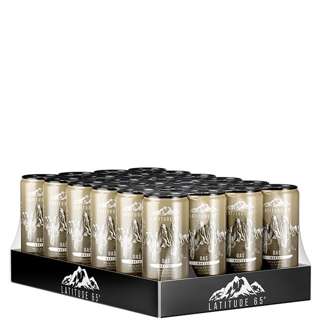 24 x Latitude 65 Energidryck 330 ml Oas - Kaktus