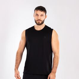 Star Mesh Tank, Black, L  Mesh Linne Svart