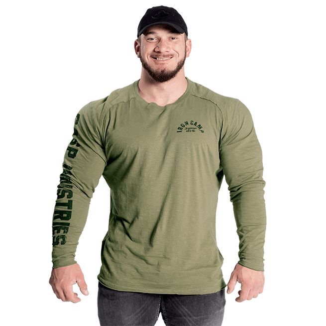 Throwback LS Tee, Wash Green