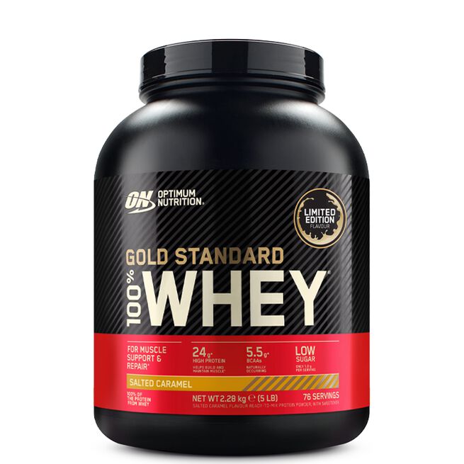 Optimum Nutrition, Gold Standard Whey, 2273 gram Salted Caramel