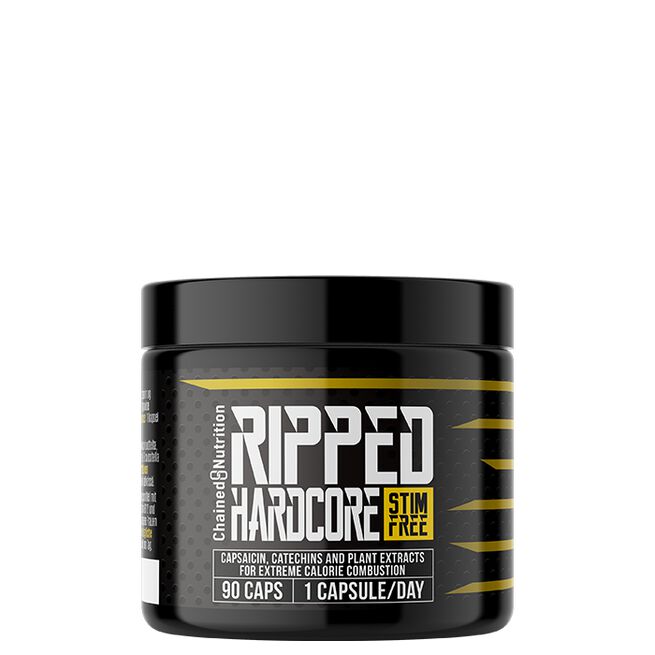 Ripped Hardcore Stimfree Fettförbrännare 90 Kapslar
