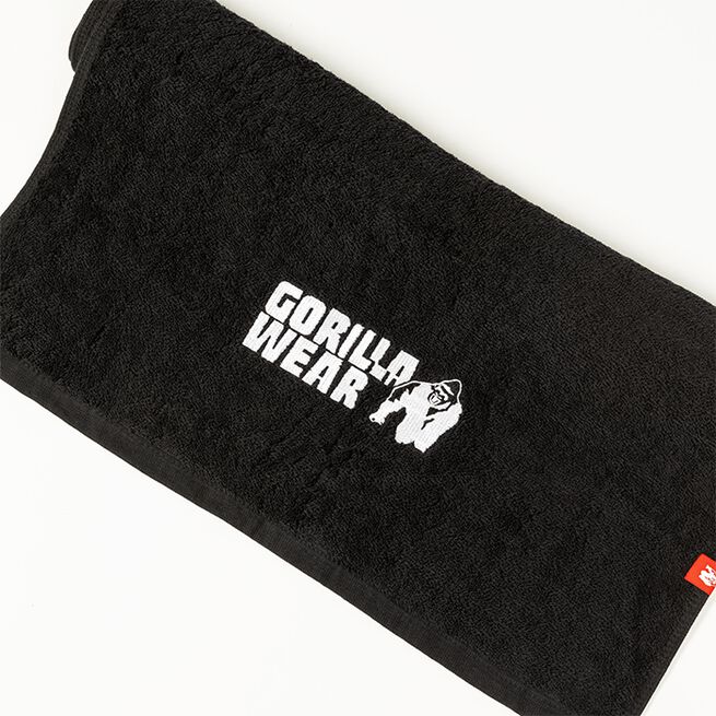 Zip Pocket Gymhandduk Svart