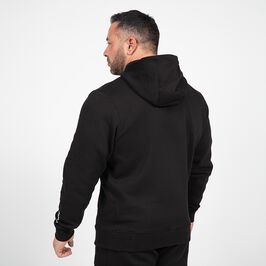 Leon Zipped Hoodie, Black, S  Leon Zip Huvtröja Svart