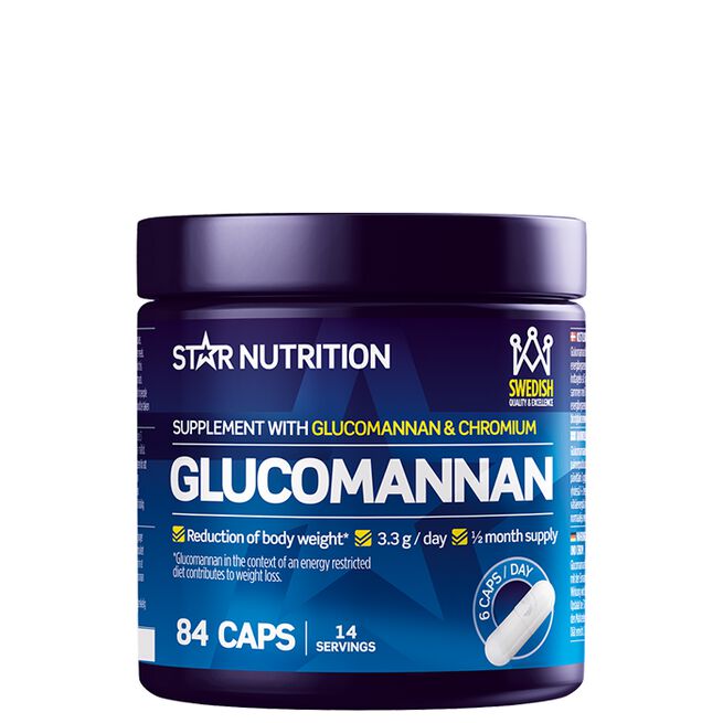 Glucomannan Fettförbrännare 84 Kapslar