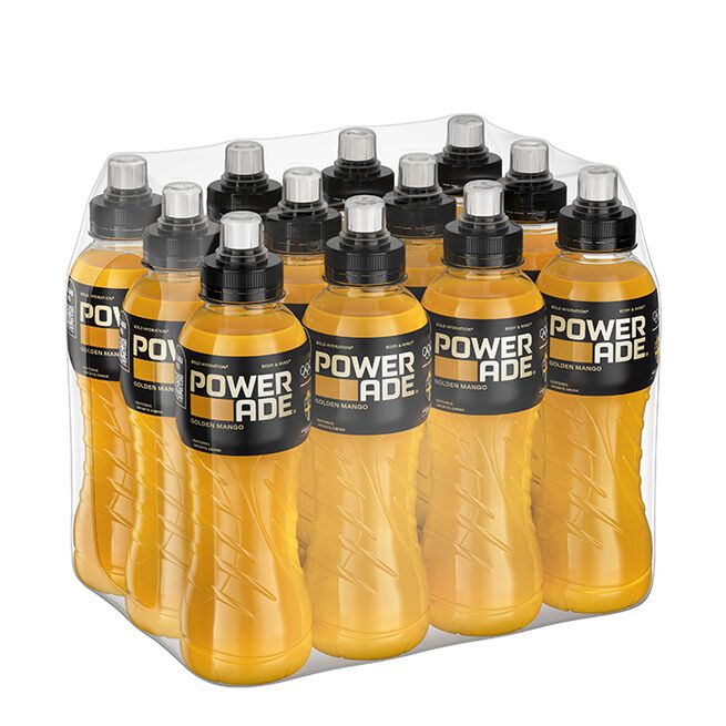 12 x Powerade Sportdryck 50 cl Golden Mango