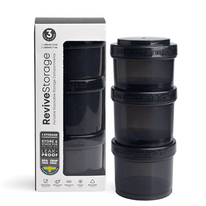 Revive Storage 3 pack Svart 1x150 ml 2x200 ml