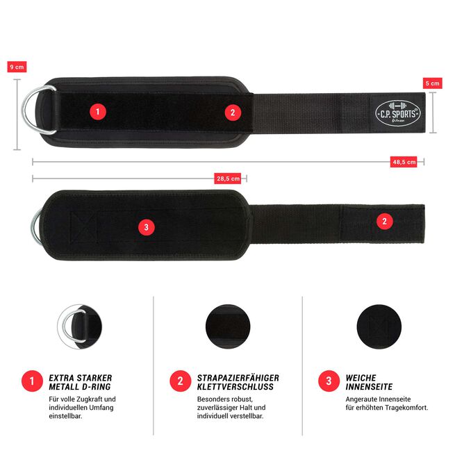 Premium Fotremmar par Svart